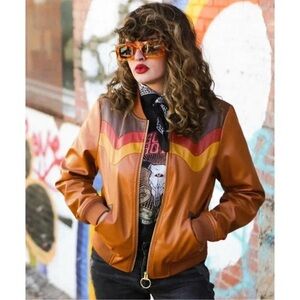 Classic Rock Couture Cosmic Cowboy Bomber Jacket